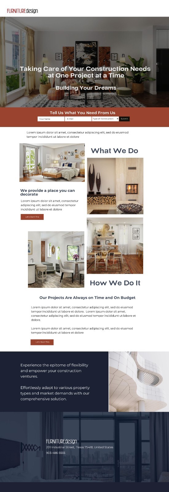WordPress Site Development- Pet site, Furniture site, Pool site, Lodge/Hotel