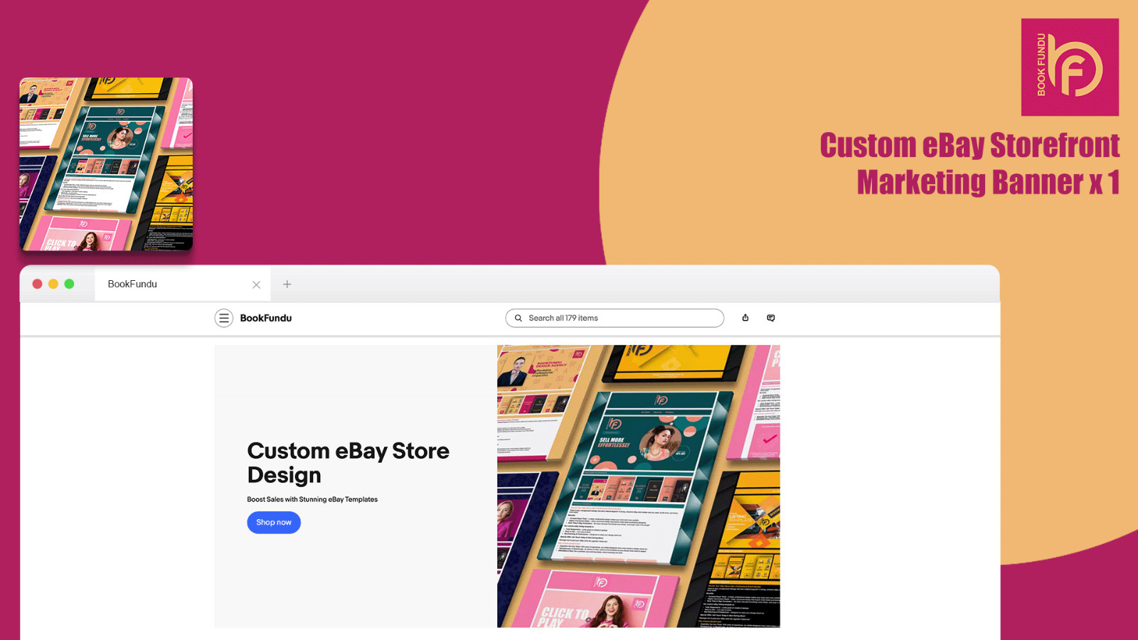 Skincare & Beauty Ecommerce Store HTML eBay Listing Template | Soft Theme