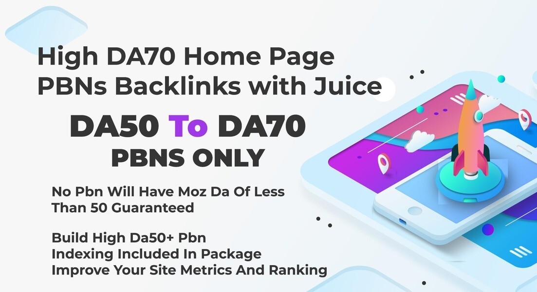 100 DA50- DA80 Homepage PBN Links (ALL Dofollow SEO Links from Aged Domains)