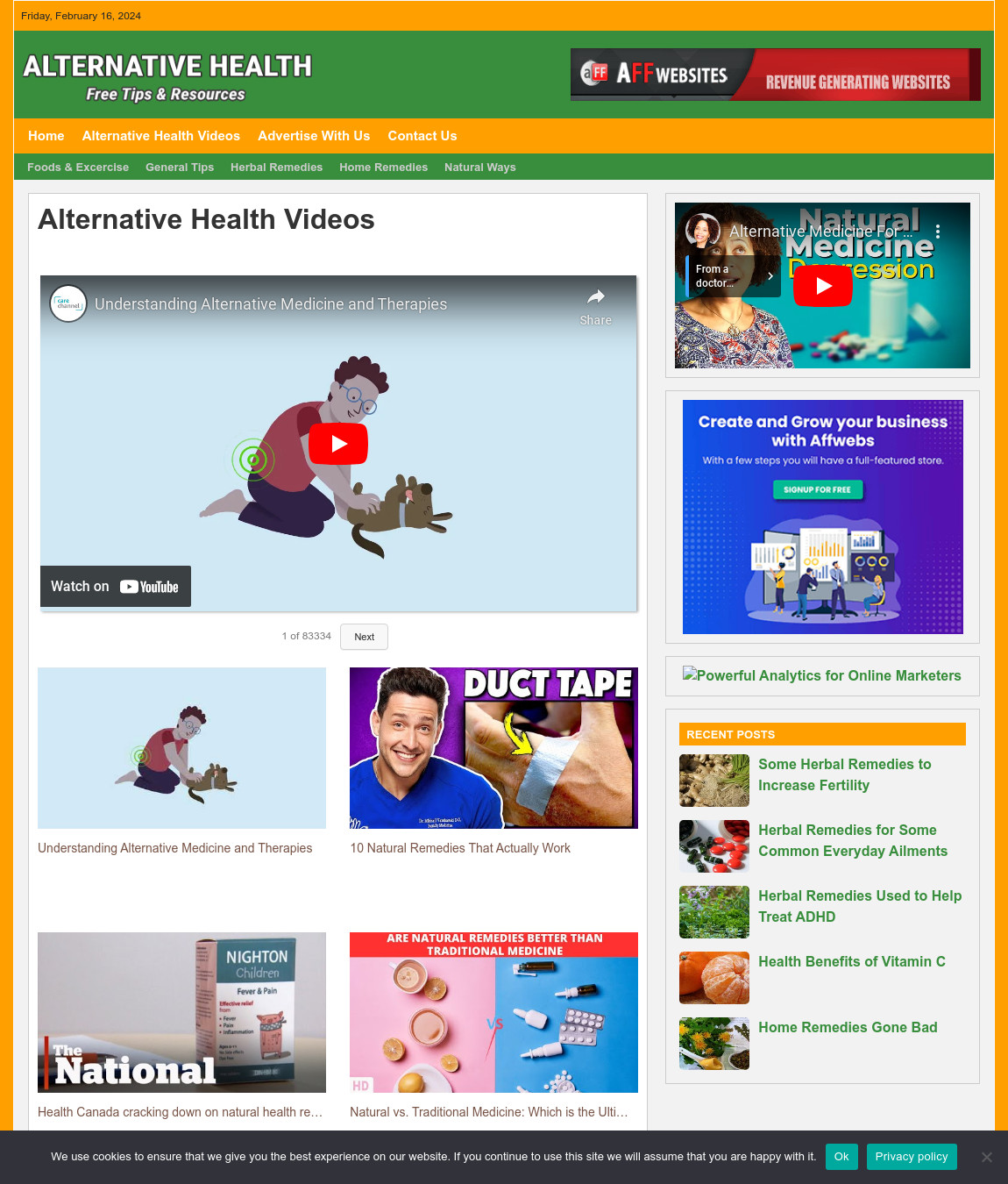 ALTERNATIVE HEALTH REMEDIES Tips Website Business For Sale – Work From Home