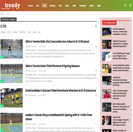 Turnkey Automated sports news WordPress website, Huge Earnings Potential.