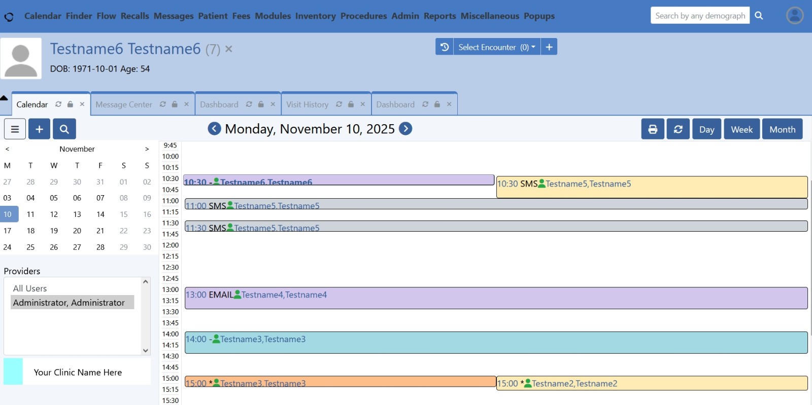 EMR website. Apointments. Prescriptions. Payments 50+ pages 1000000 drugs, terms