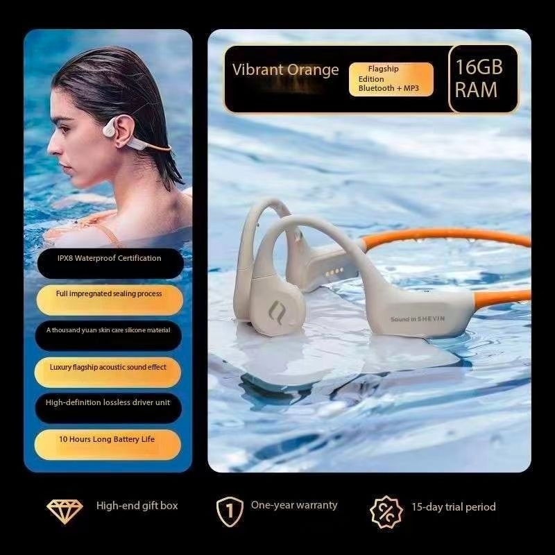SHEYIN X9 Bone Conduction Bluetooth Headphones with Ultra Long Battery Life
