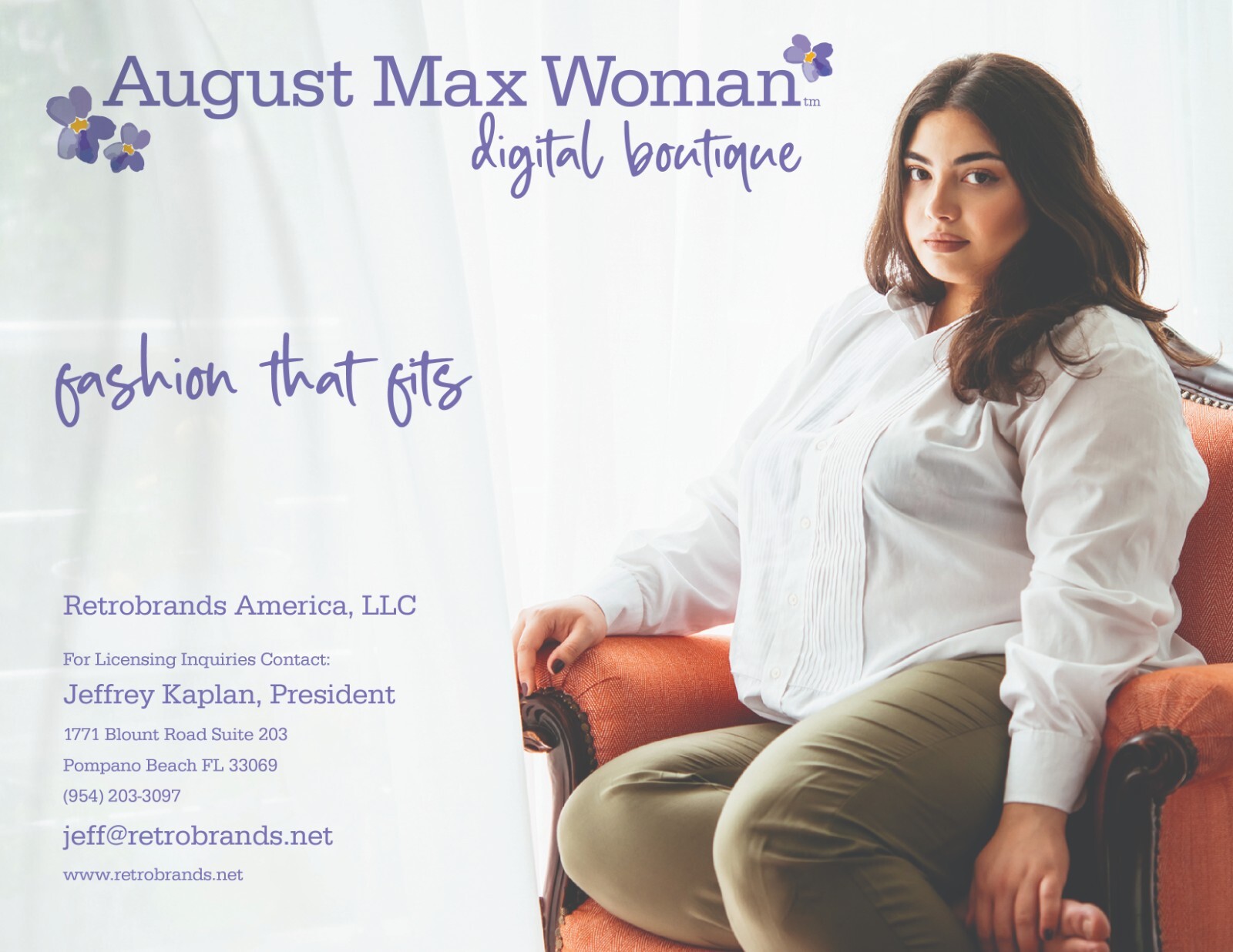 AUGUST MAX WOMAN E-COMMERCE STORE -TRADEMARK FOR LICENSE RETRO IS IN HIGH DEMAND