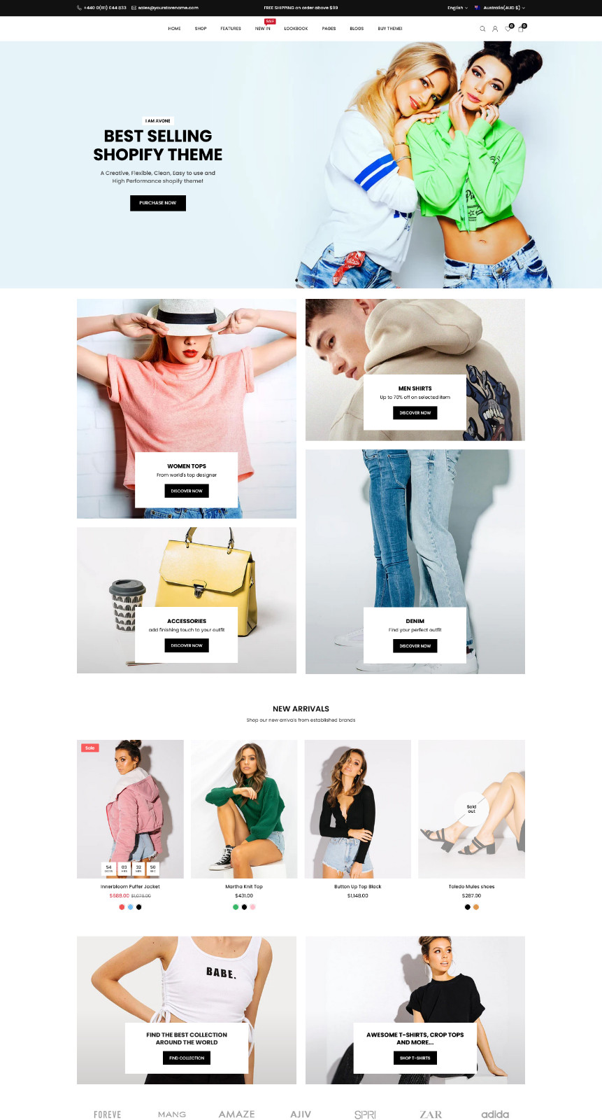 Aforia – Multipurpose Shopify Theme OS 3.0 | Responsive eCommerce Template