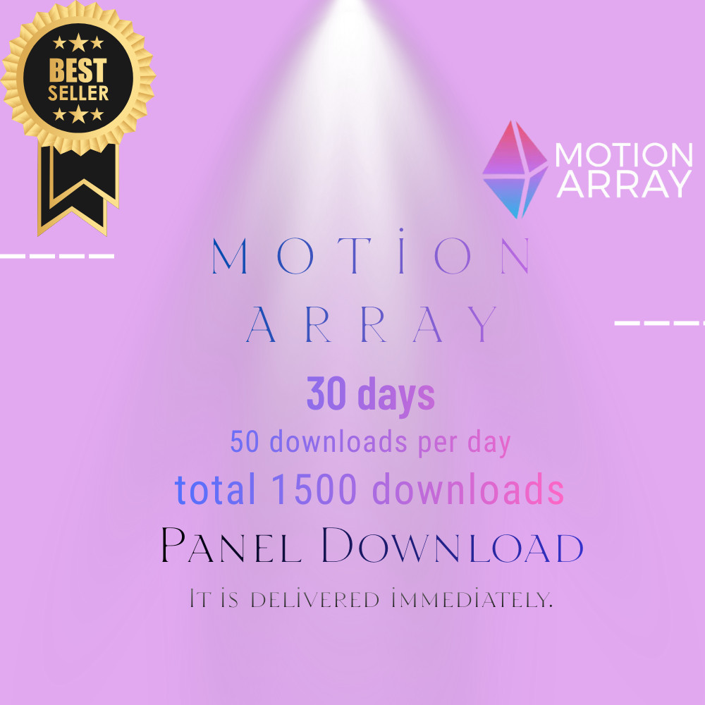 Motion Array 30 Days Subscription – Unlimited Stock Video, Music & Templates