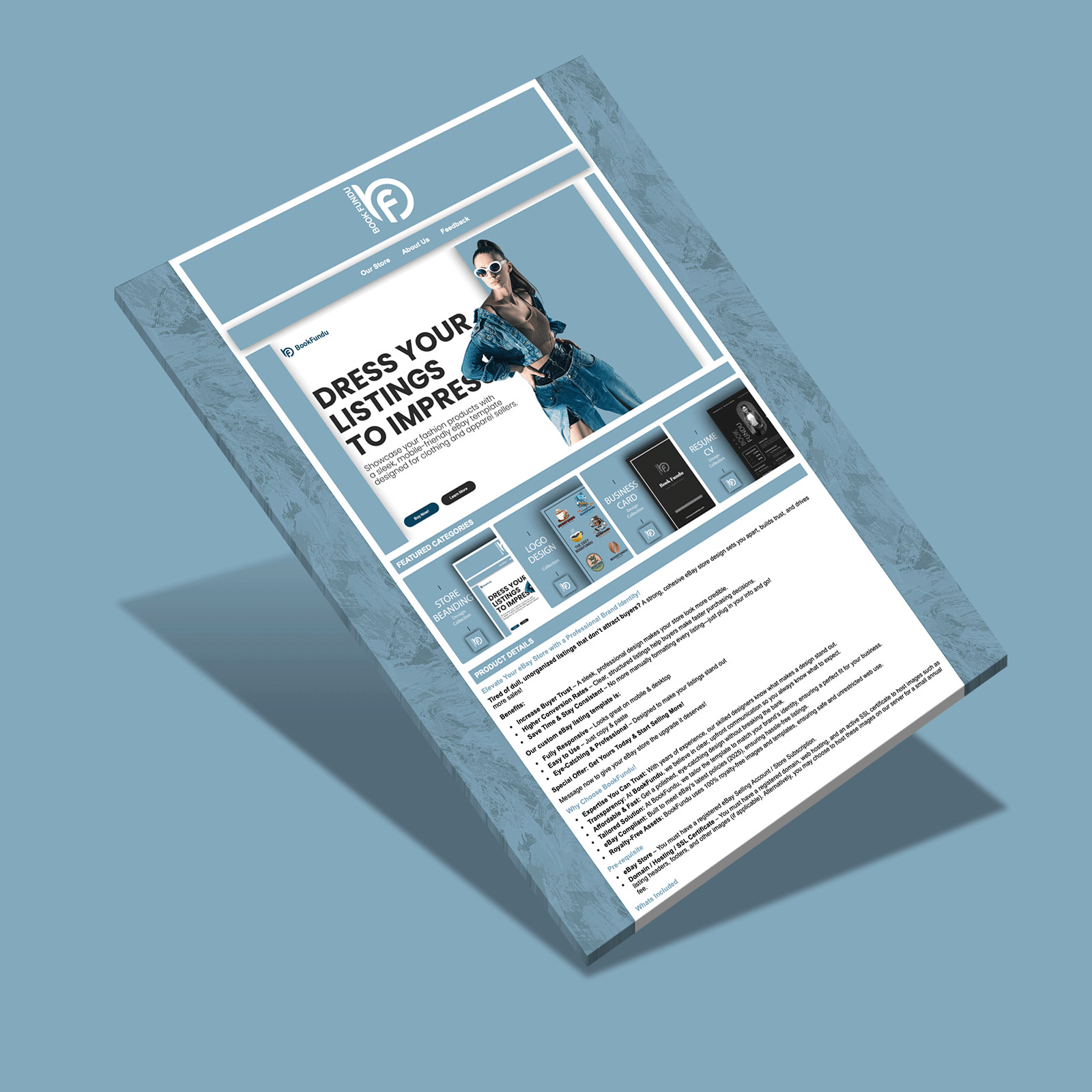 All-in-One eBay Branding Solution | Store Design + Mobile Responsive Template