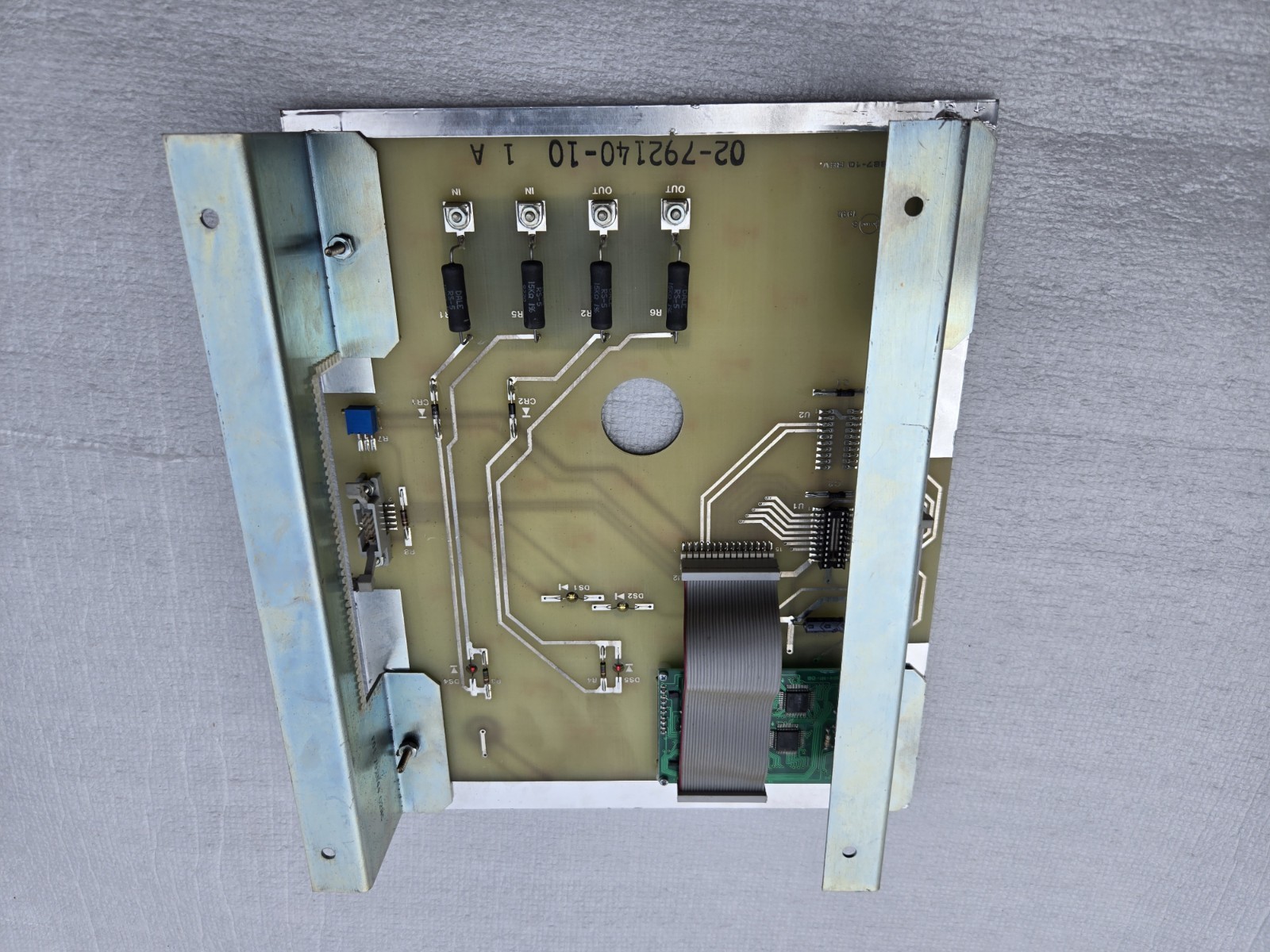 LIEBERT 12-712887-10 REV 2 UPS SWITCH CONTROL COVER CIRCUIT BOARD 02-792140-01