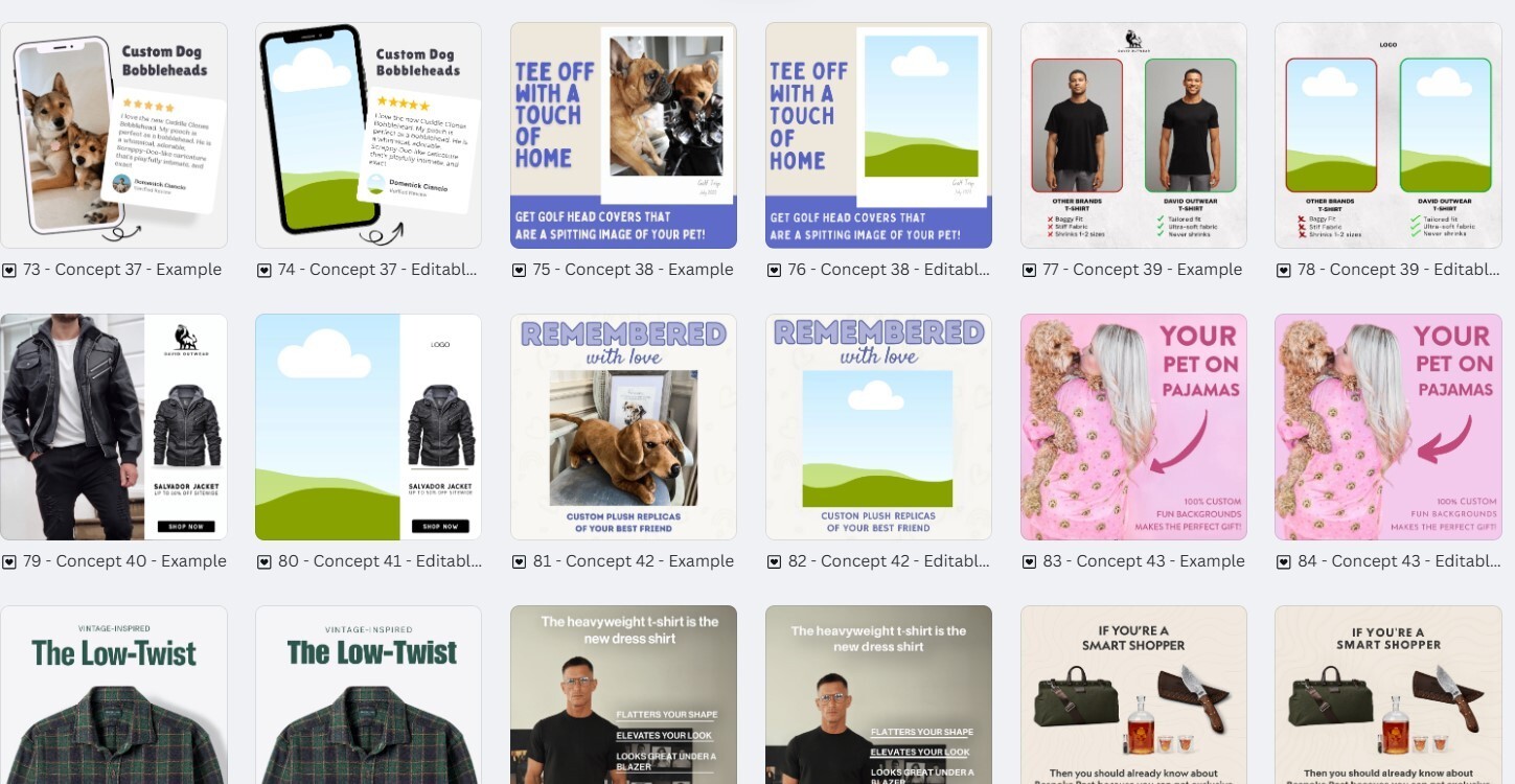 150 Professional Canva Fashion Ad Templates | Ready-to-Use Digital Designs