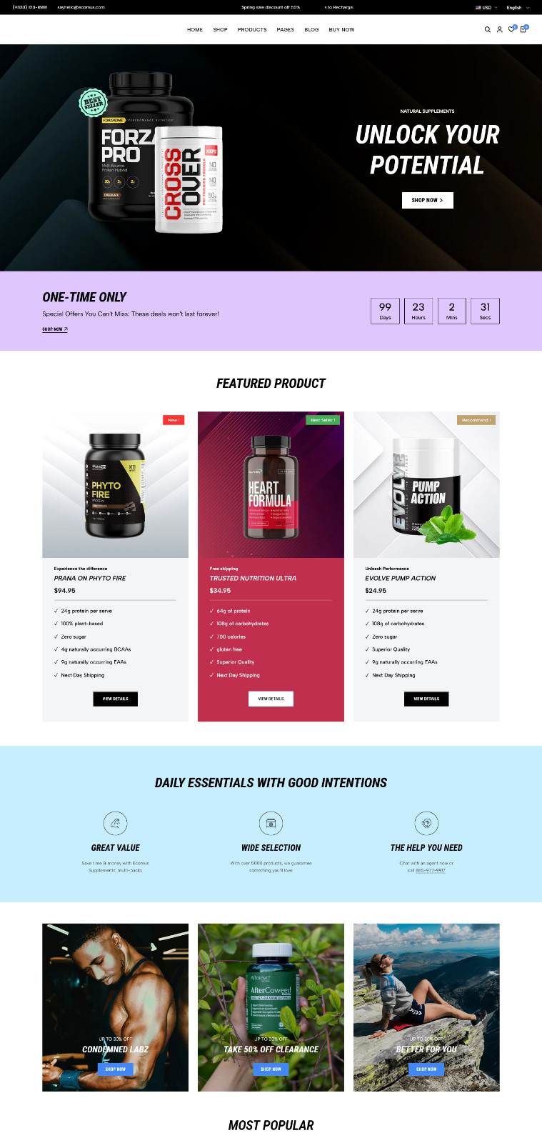 eShopyCom – Shopify Theme | Multipurpose eCommerce Template | Fast & Optimized