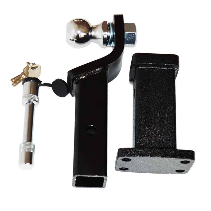 Car Trailer Receiver Hitch Ball Tow Hook Trailer Lock Arm 4″ Long Gage Length