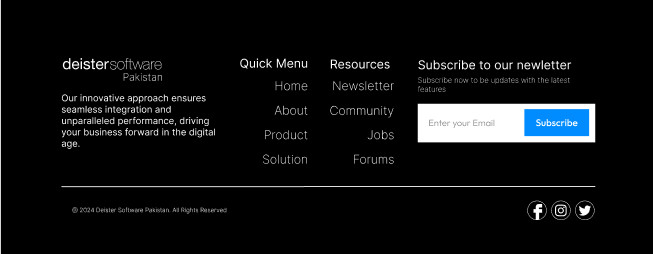 Deister Software Business Solutions – Smart Enterprise Platform UI/UX Design