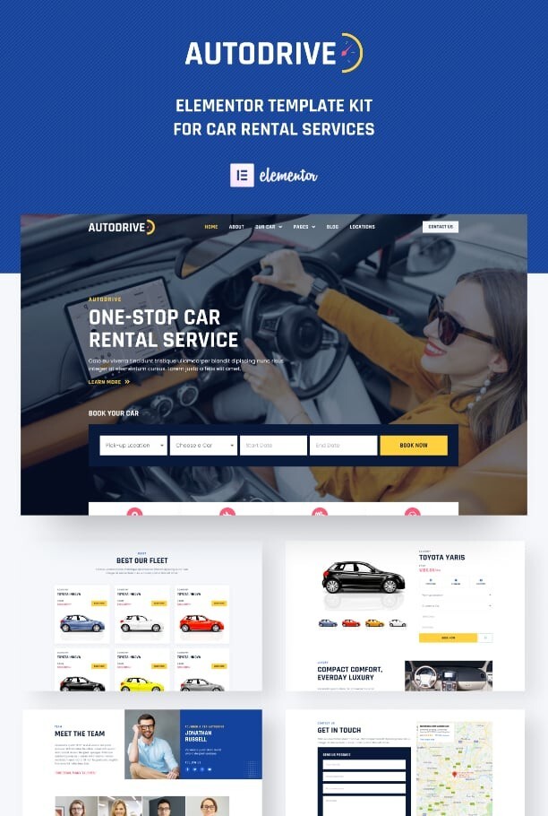 Autodrive – Car Rental & Dealer Template Kit and GHL Sales CRM
