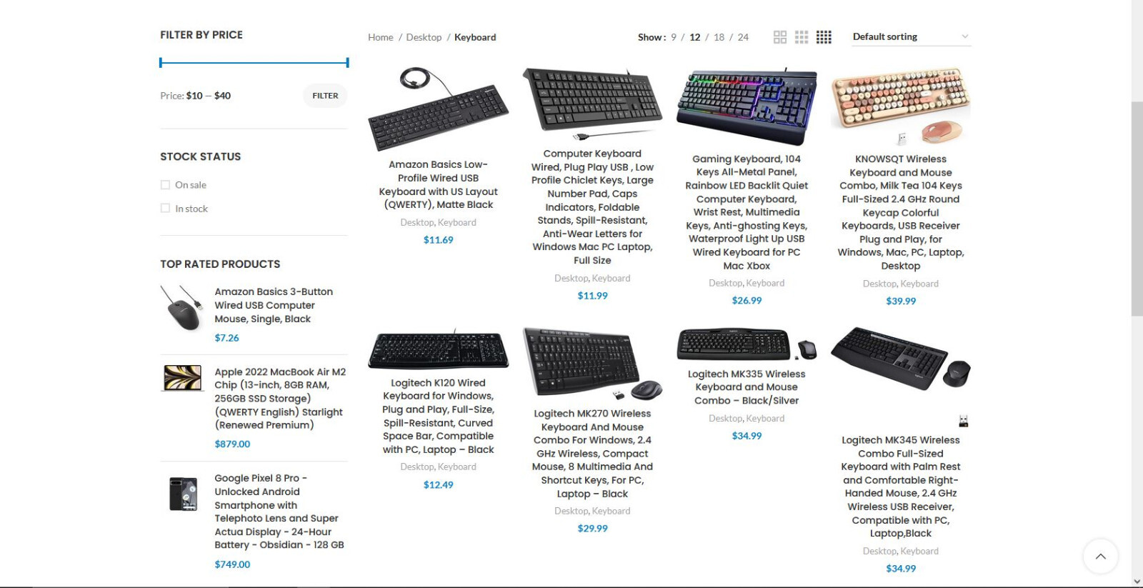 Electronic Niche Amazon Affiliate WordPress Website for Sale with 300+ Products