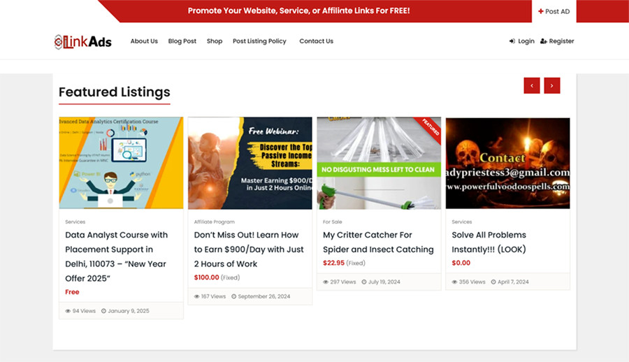 Monetized Website for Sale – iLinkAds.com + Members | Ad Revenue Ready! 💰