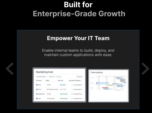 Enterprise App Development Website Template | SaaS Landing Page | Tech Company