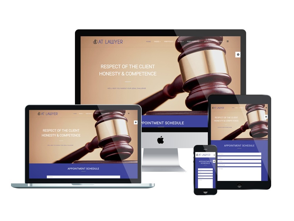 Lawyers Responsive Website, Custom Web design, Law Firm Website Mobile