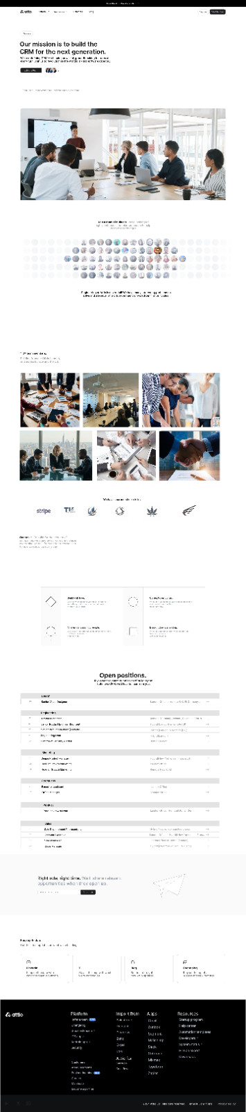 Corporate Business Landing Page Template | Modern Careers Website | SaaS Company