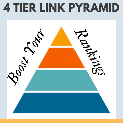 4 Tiers Link Pyramid to Boost your Google Ranking and Increase Your Traffic Flow