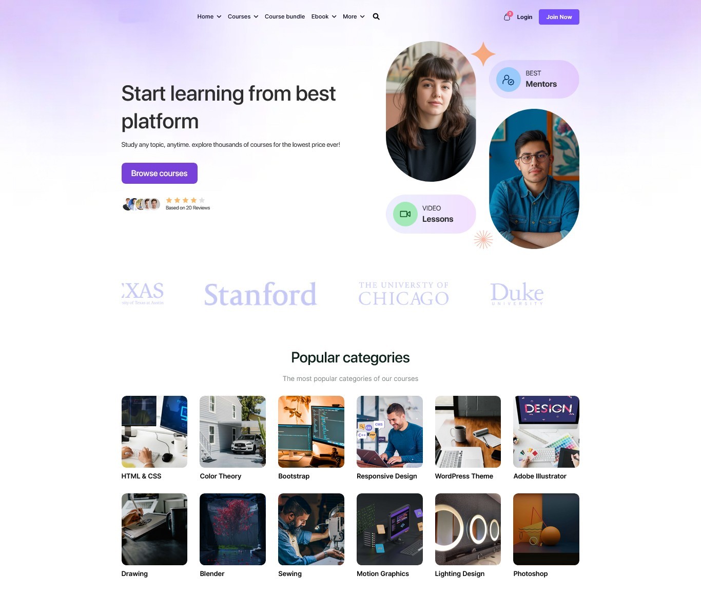 Educore LMS – Online Learning Marketplace | Course Platform | Fast & Optimized