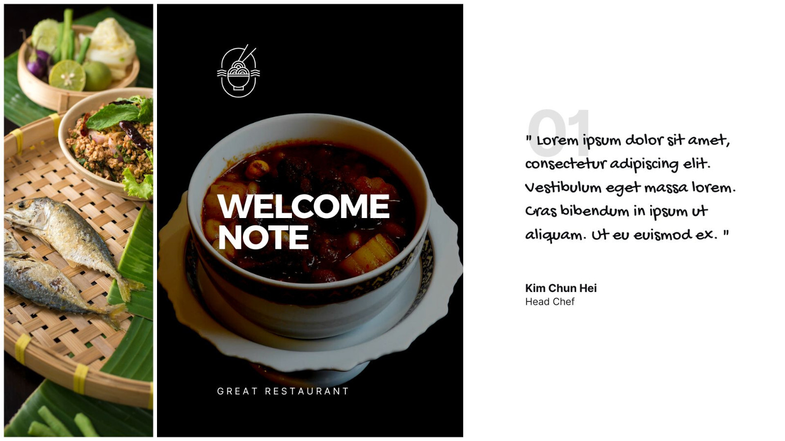 Website Landing Pages- Black Modern Thai Food Presentation- Restaurant Authentic