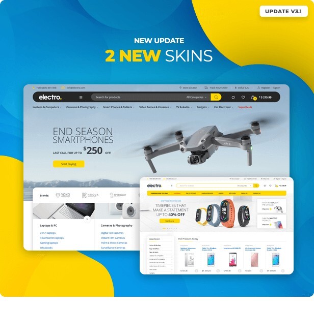 Electro E-commerce Theme Pro – WordPress Theme