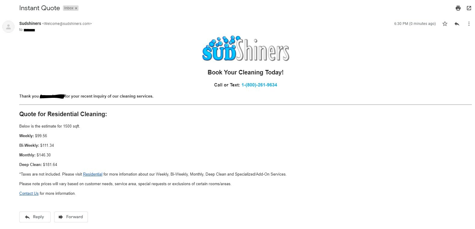 Branded Local Service Turnkey Website BUSINESS For Sale in Janitorial Services