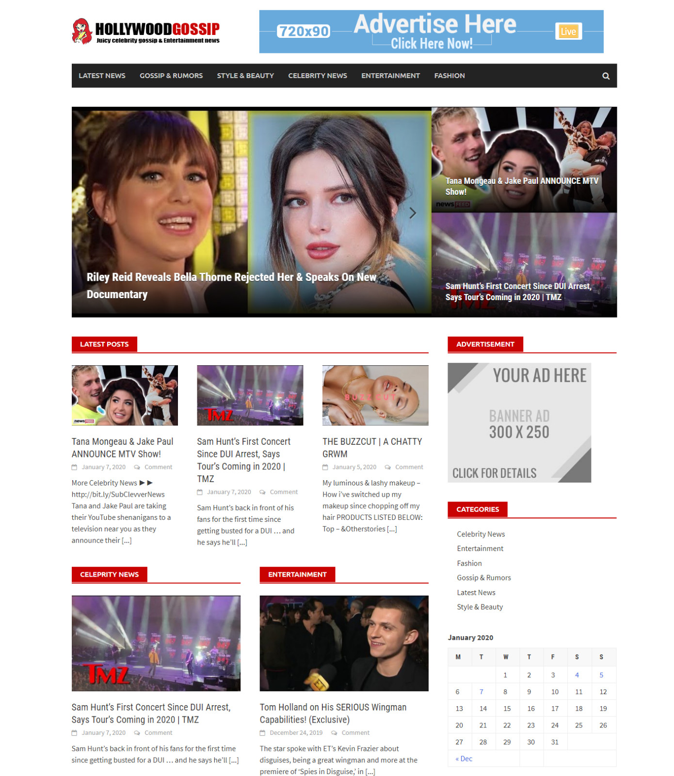 Fully Automated Celebrity Gossip Video Website