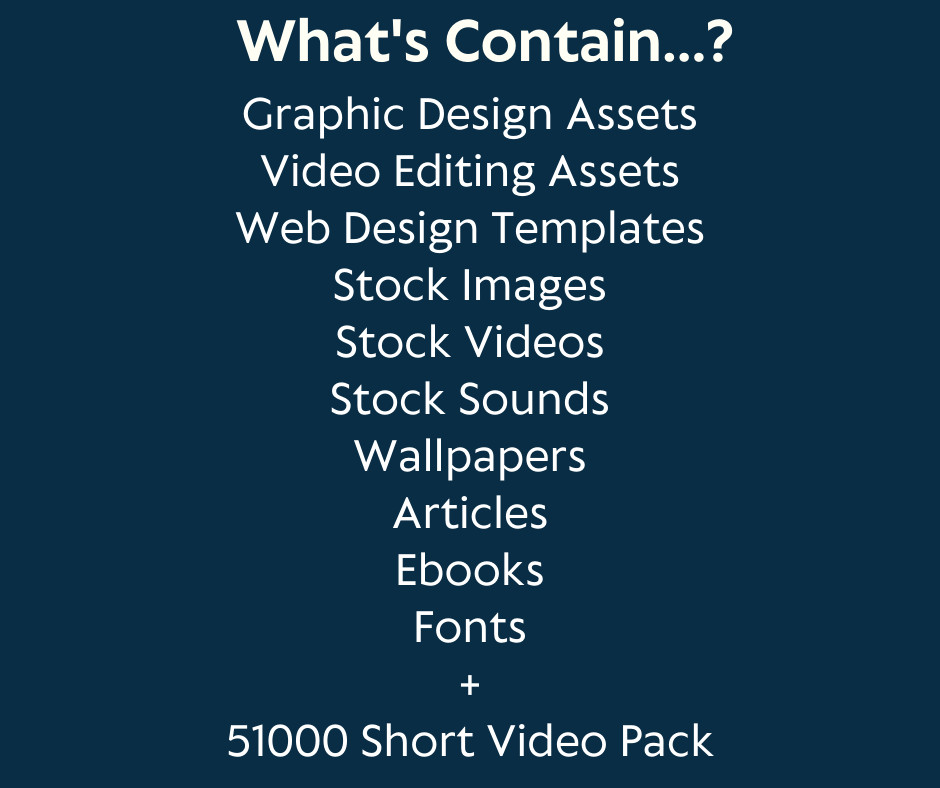 15 Million Digital Assets Bundle for Designers, Marketers & YouTubers