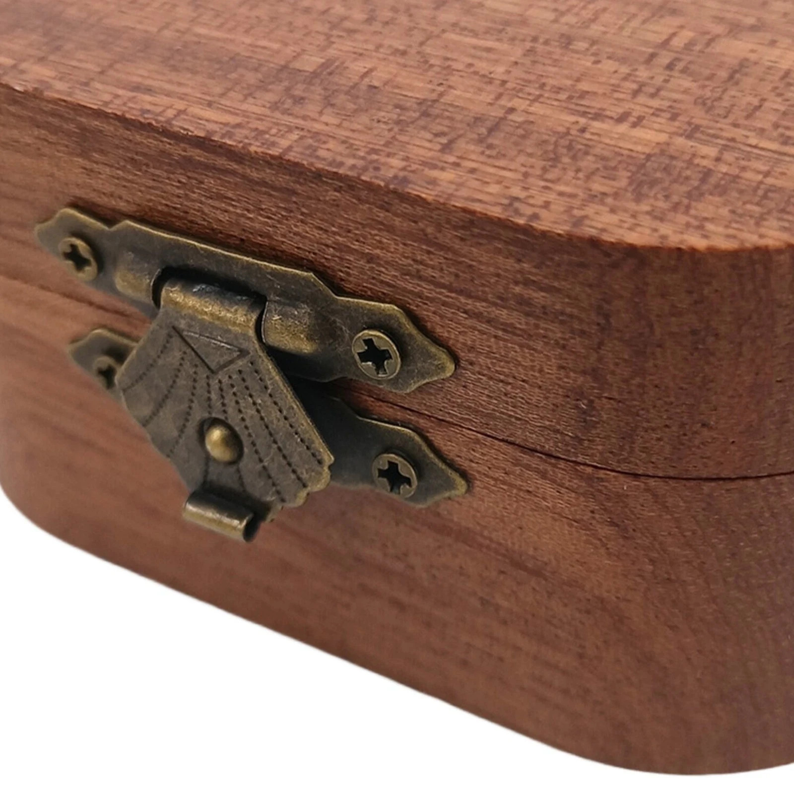 Lukmaa Black Walnut Guitar Pick Holder 1 Wood 6 Celluloid Picks