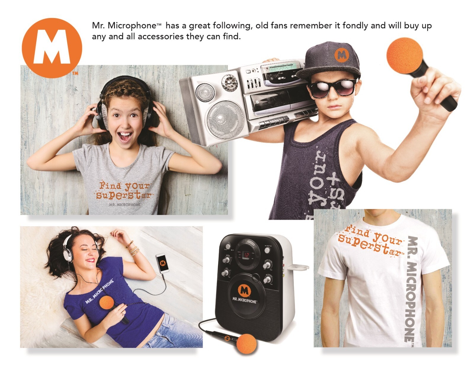 MR. MICROPHONE- ICONIC KARAOKE BRAND – MILLIONS SOLD -TRADEMARK FOR LICENSE/SALE
