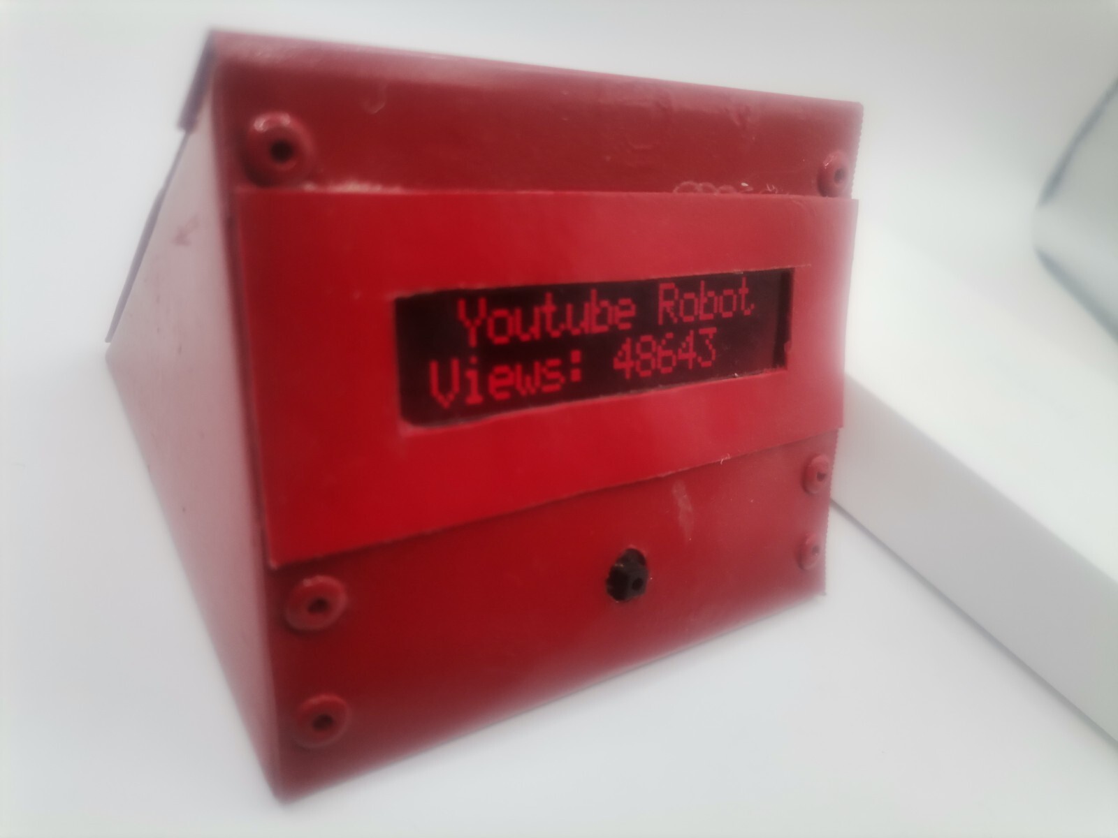 2×16 Info Wi-Fi Display: Live Web Visits, FB Likes, YT Views, …
