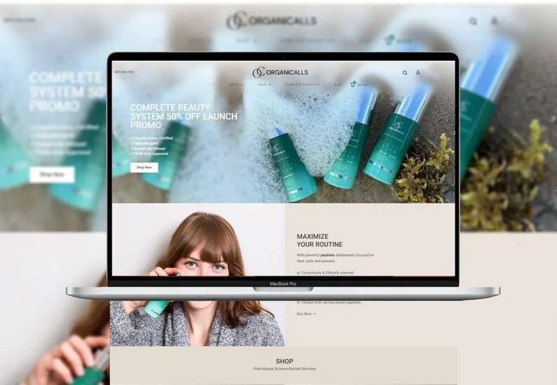 Shopify Store Setup in 24 Hours, Boutique, Hair, Minimal Ecommerce Templates,