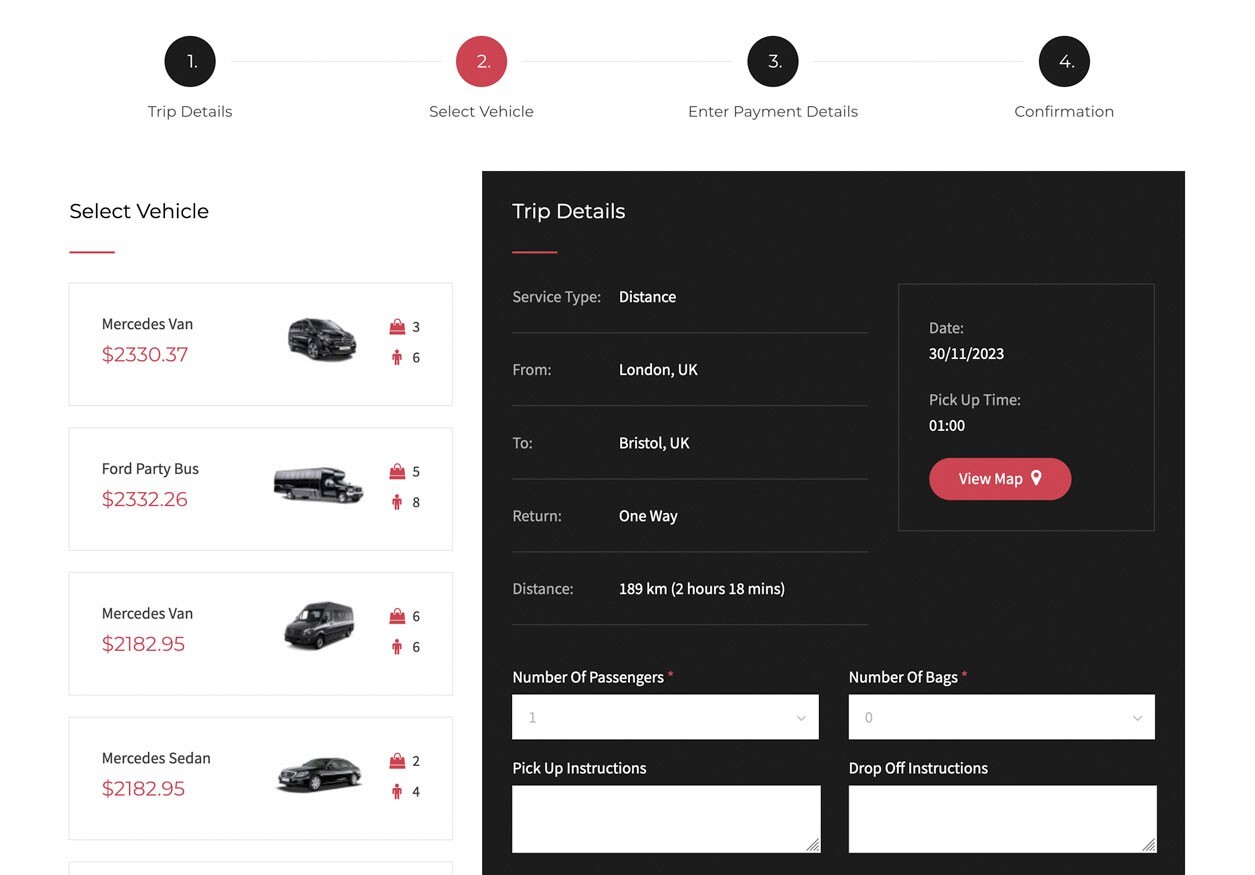 Chauffeur Business – Limousine, Transport And Car Hire WP Theme and GHL CRM