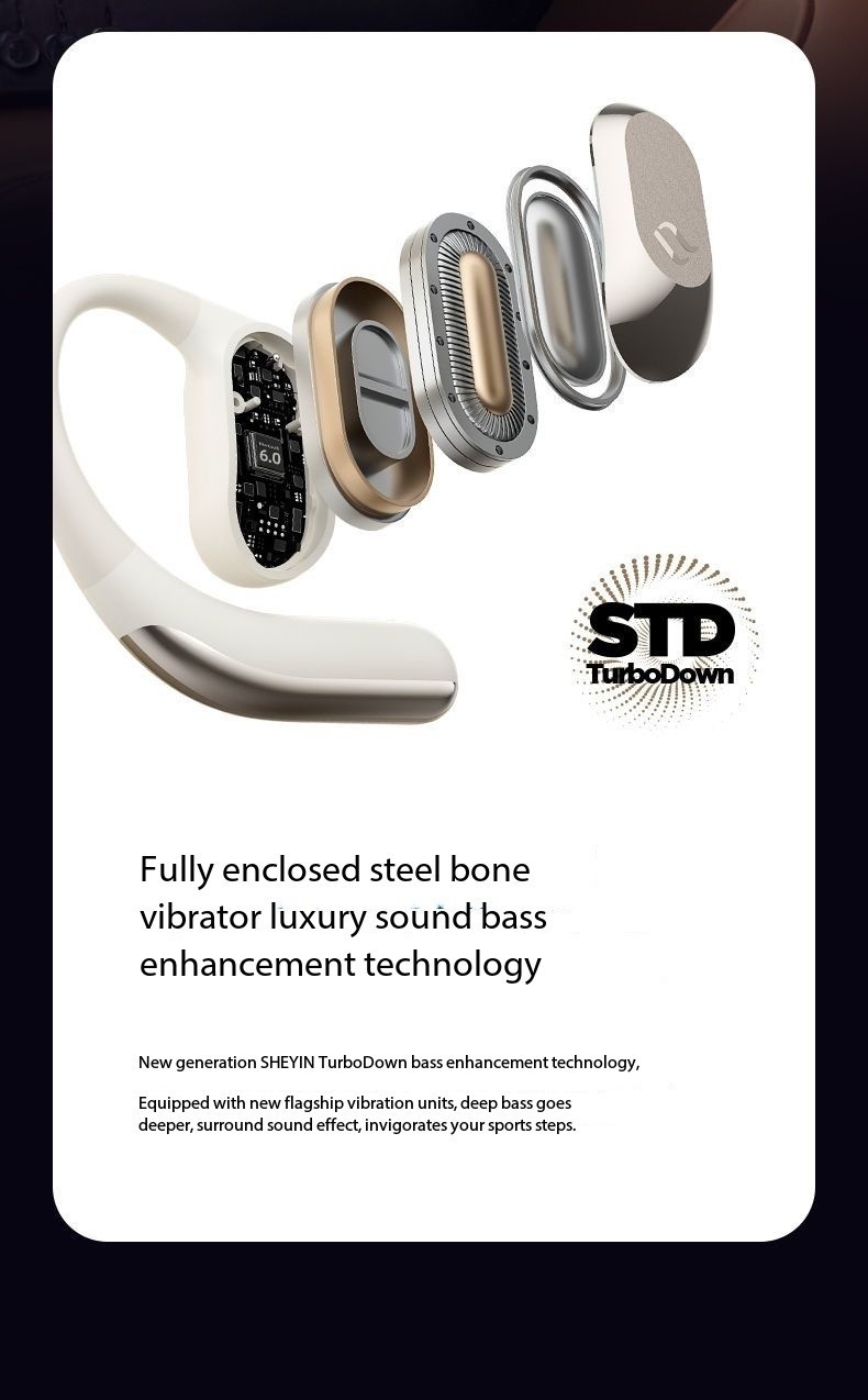 SHEYIN X60 bone conduction Bluetooth headset, hanging ear style