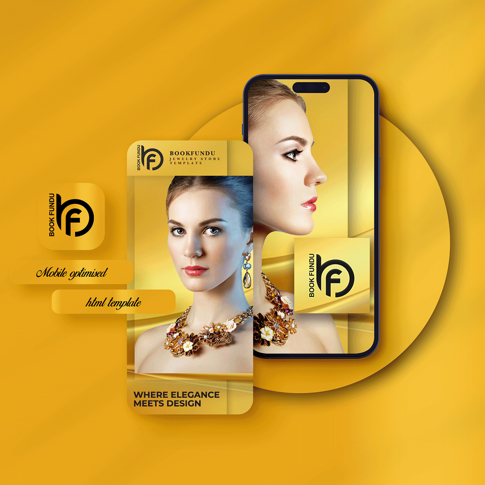 Luxury Gold-Themed eBay Storefront Design + Listing Template – Mobile Optimised