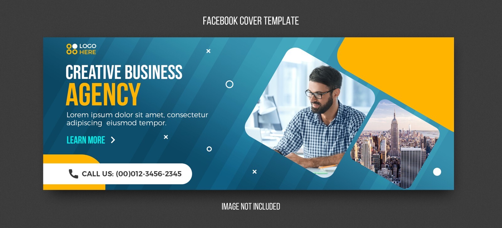 Facebook Social Media Post Templates Kit 70 eps, jpg Banners, Covers