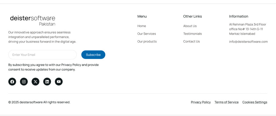 Enterprise App Development Website Template | Modern SaaS Landing Page | Busines