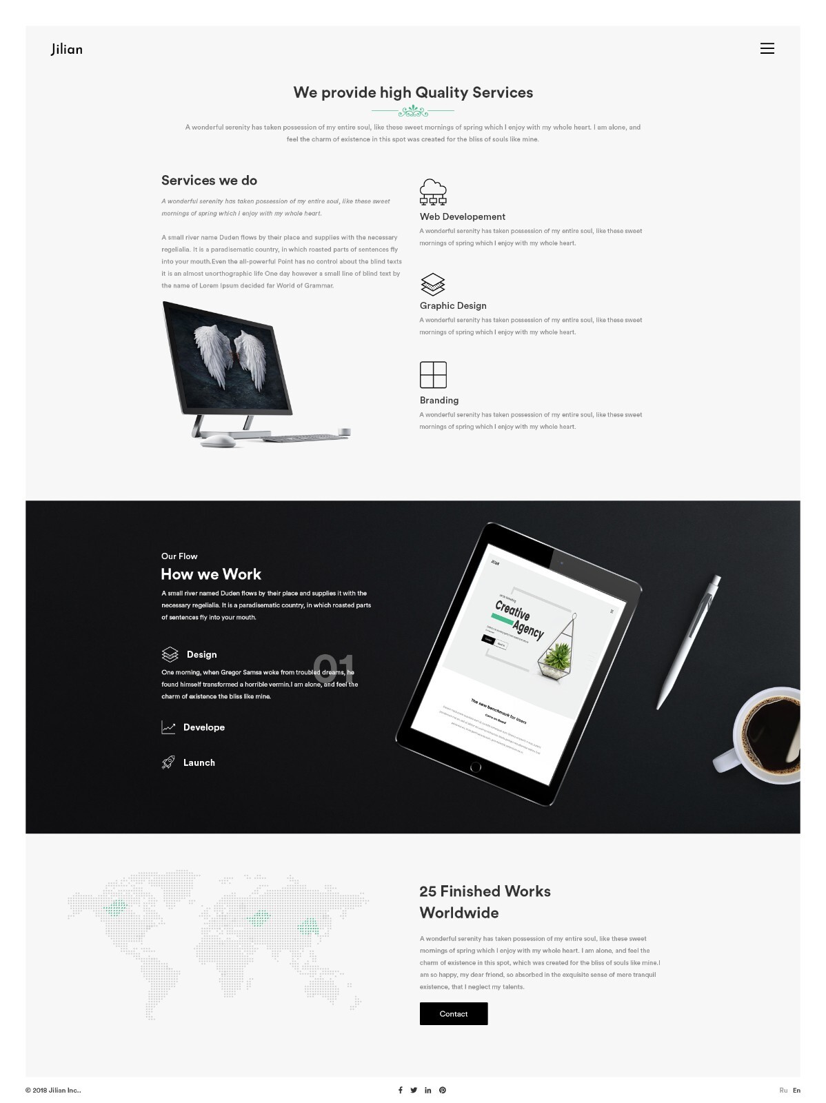 Premium Landing Page Themes Templates UI & More Fully Editable PSD Files