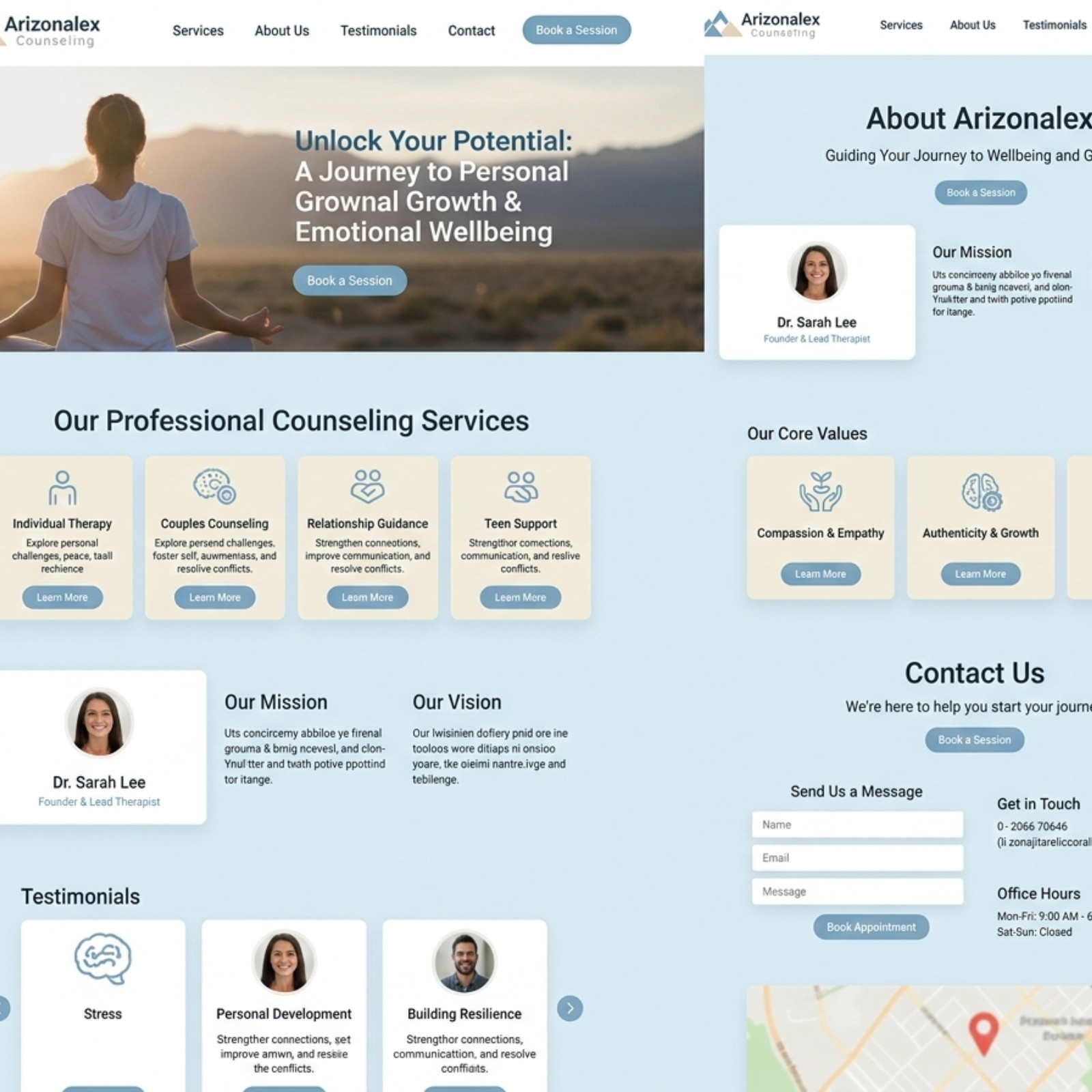 Modern 5-Page Website Design & Development | Any Type of Site AI Support