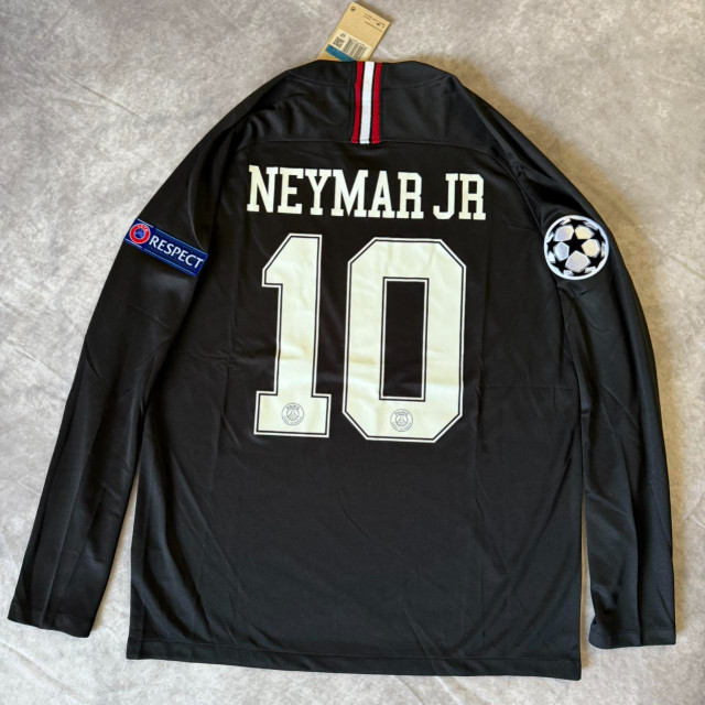 Retro Away jersey Black long Sleeve Jersey – #10 jersey