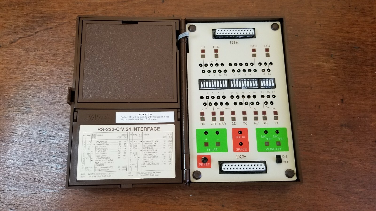 NAVTEL DC7 RS-232-C/V .24 Interface DTE DCE Made in Canada