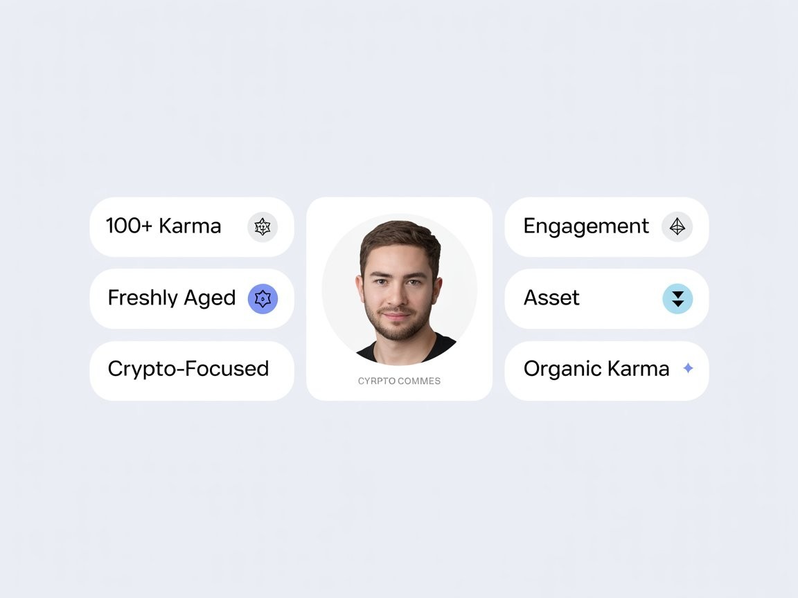 Crypto Social Media Profile | 100+ Karma | Fresh Aged | Ideal for Engagement