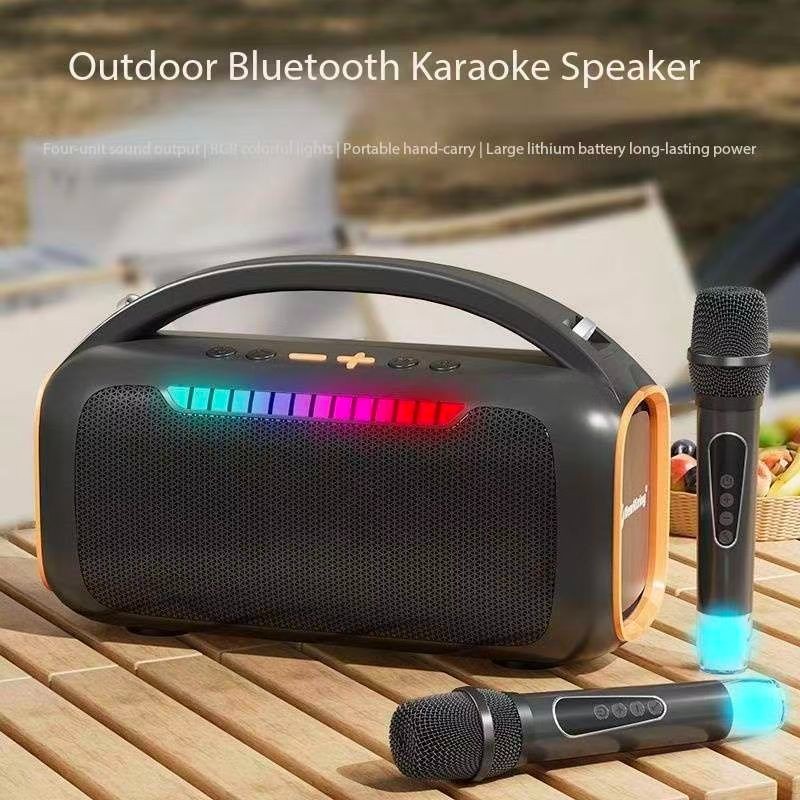 Outdoor Microphone and Speaker All-in-One Wireless Bass Bluetooth Speaker