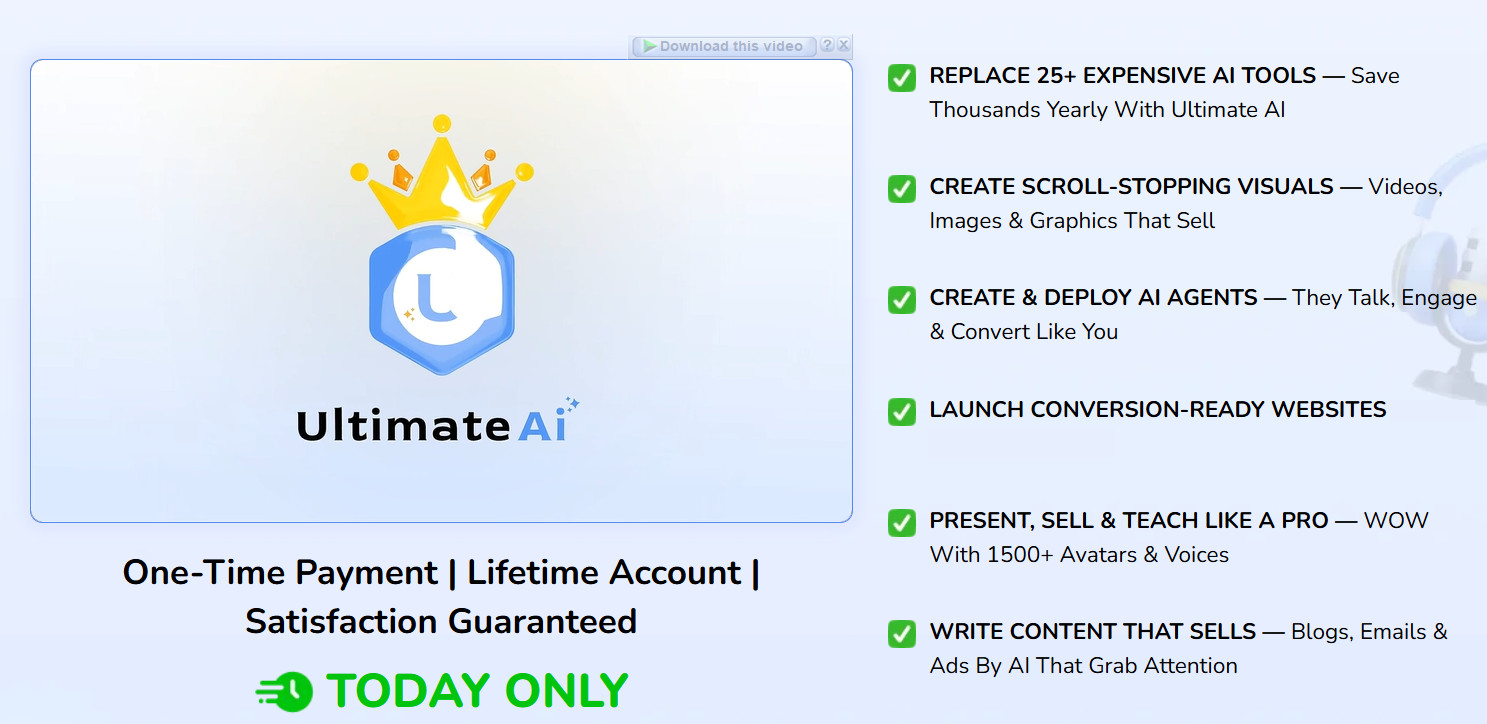 New Ultimate AI platform harnesses the power of AI for your online business!