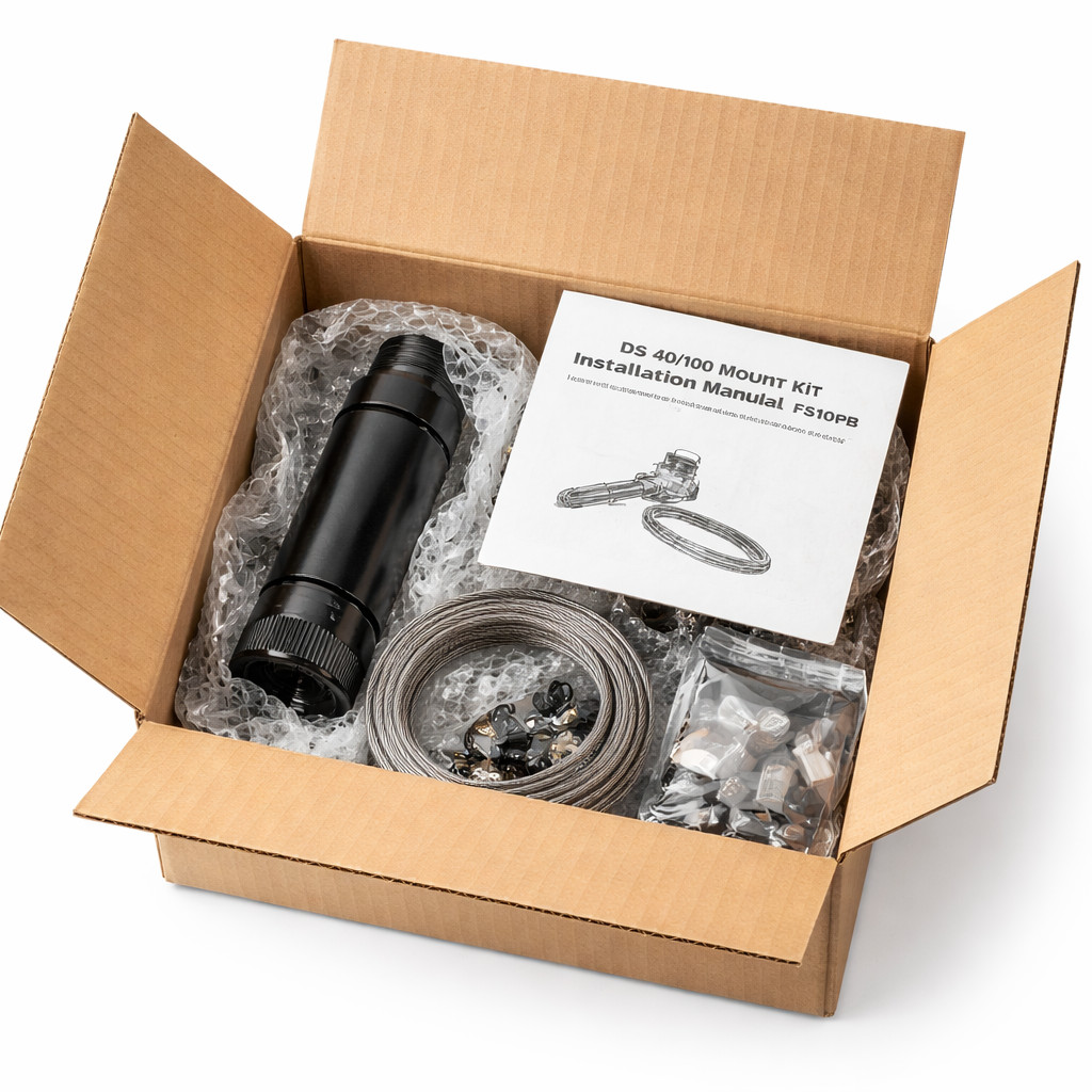 FS10PB DS 40/100F Pendant Mount Kit Black Single 293913-001 NEW