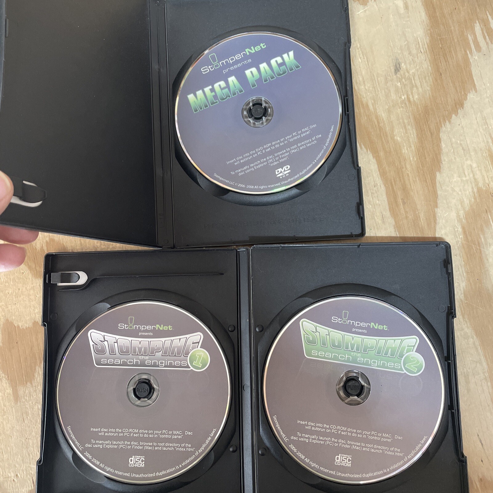 EXTREMELY RARE – STOMPING THE SEARCH ENGINES 1 & 2 AND STOMPERNET Mega Pack