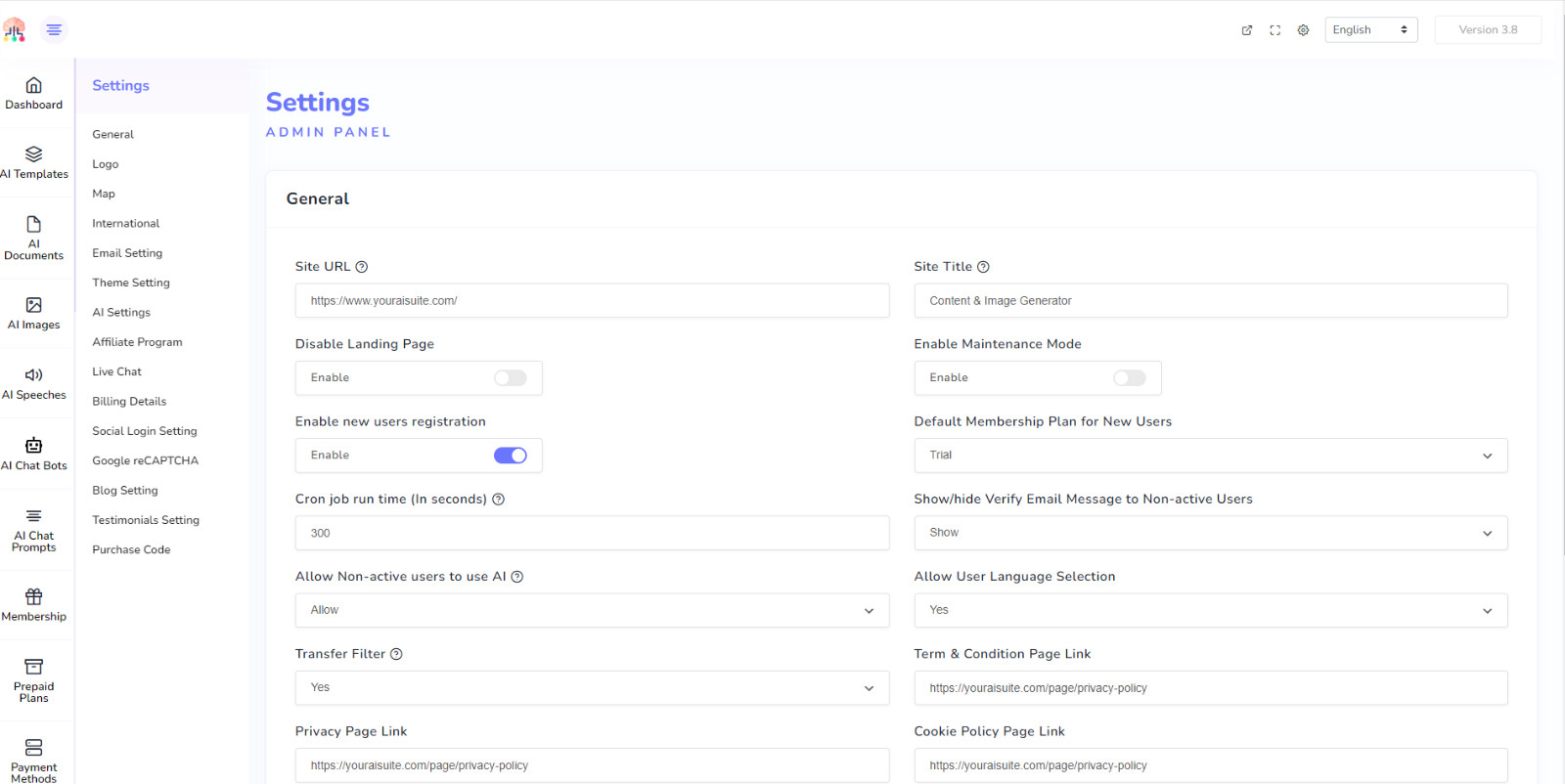 SaaS website for sale
