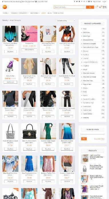 E-Commerce Website, Online Store, WordPress, Mobile Responsive, Slider Website.