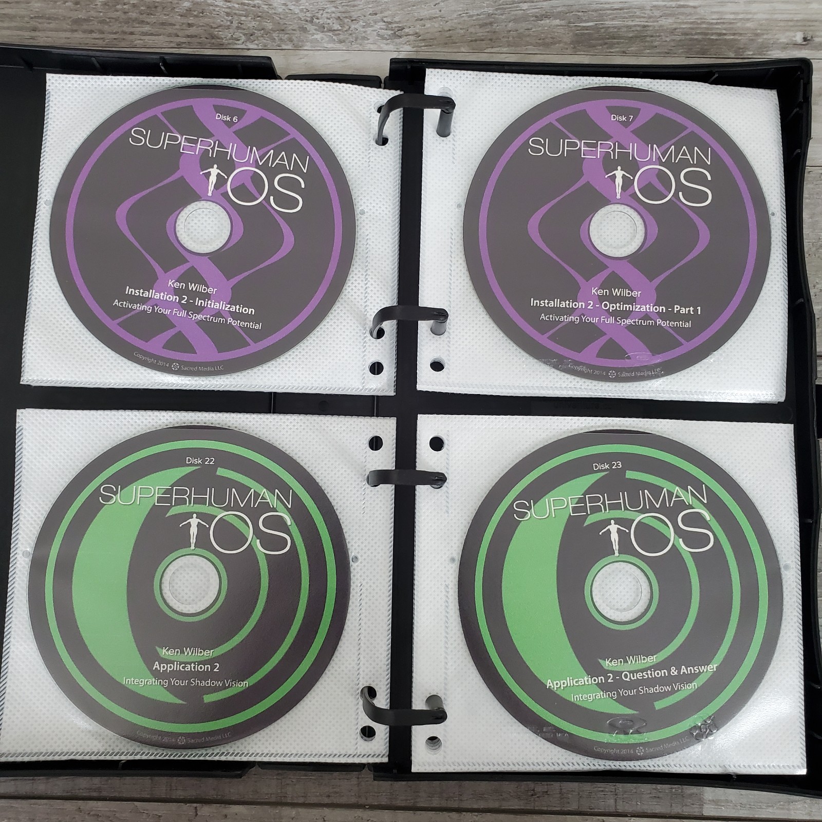 Ken Wilber SuperHuman OS V 1.0 33 Disk Course